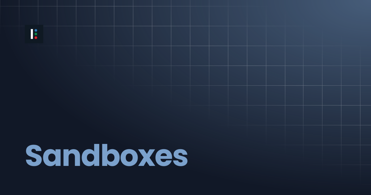 Sandboxes | Instructure Developer Documentation Portal