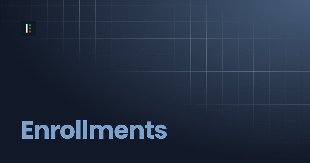 Enrollments | Instructure Developer Documentation Portal