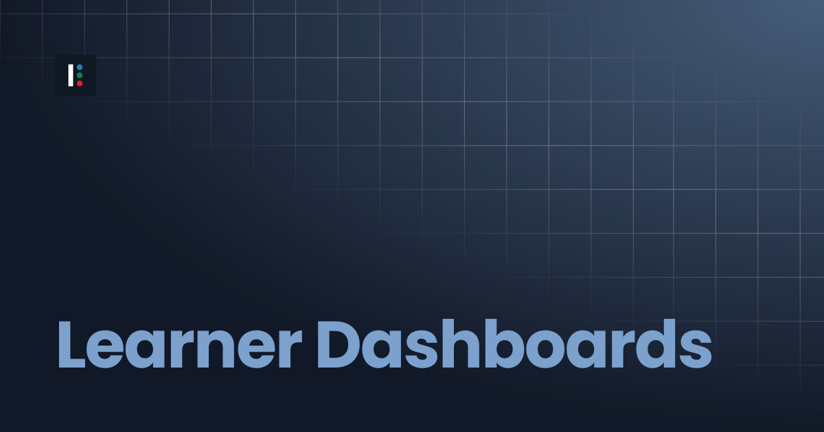 Learner Dashboards | Instructure Developer Documentation Portal