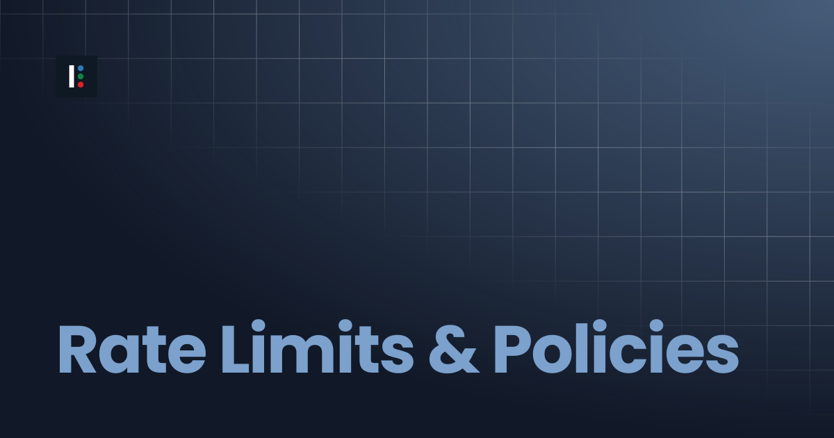 Rate Limits & Policies | Instructure Developer Documentation Portal