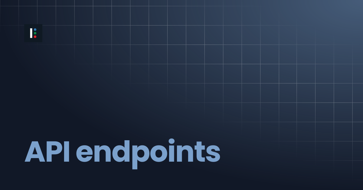 API endpoints | Instructure Developer Documentation Portal