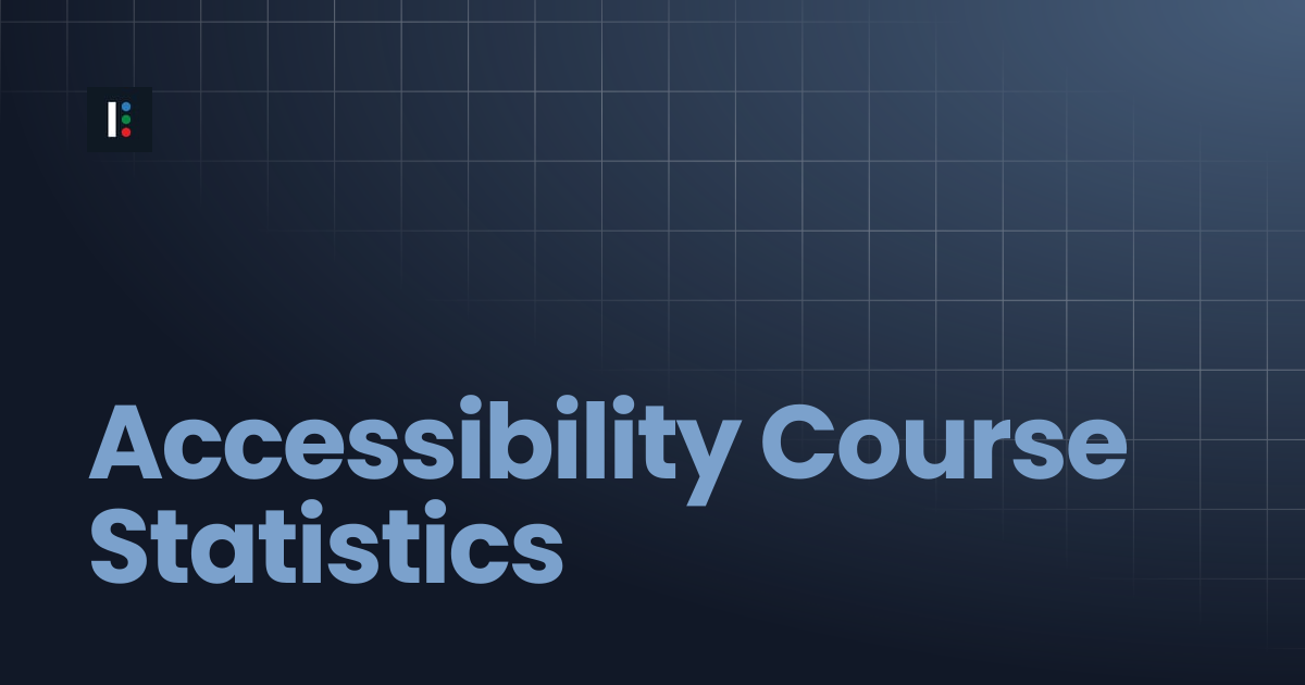 Accessibility Course Statistics | Instructure Developer Documentation ...