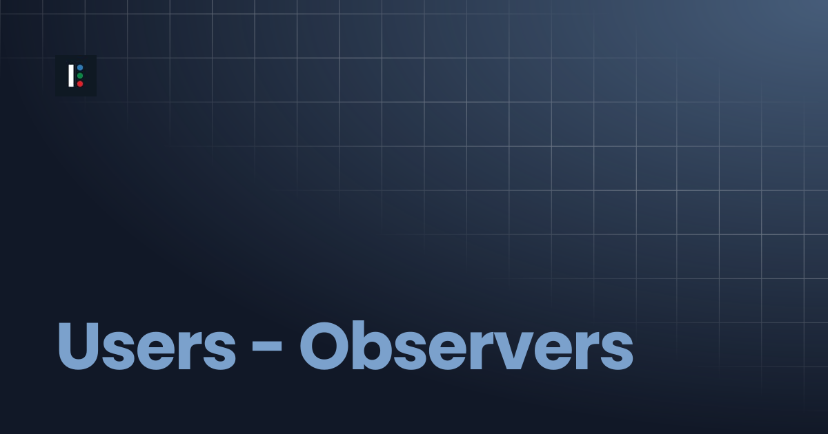 Users - Observers | Instructure Developer Documentation Portal