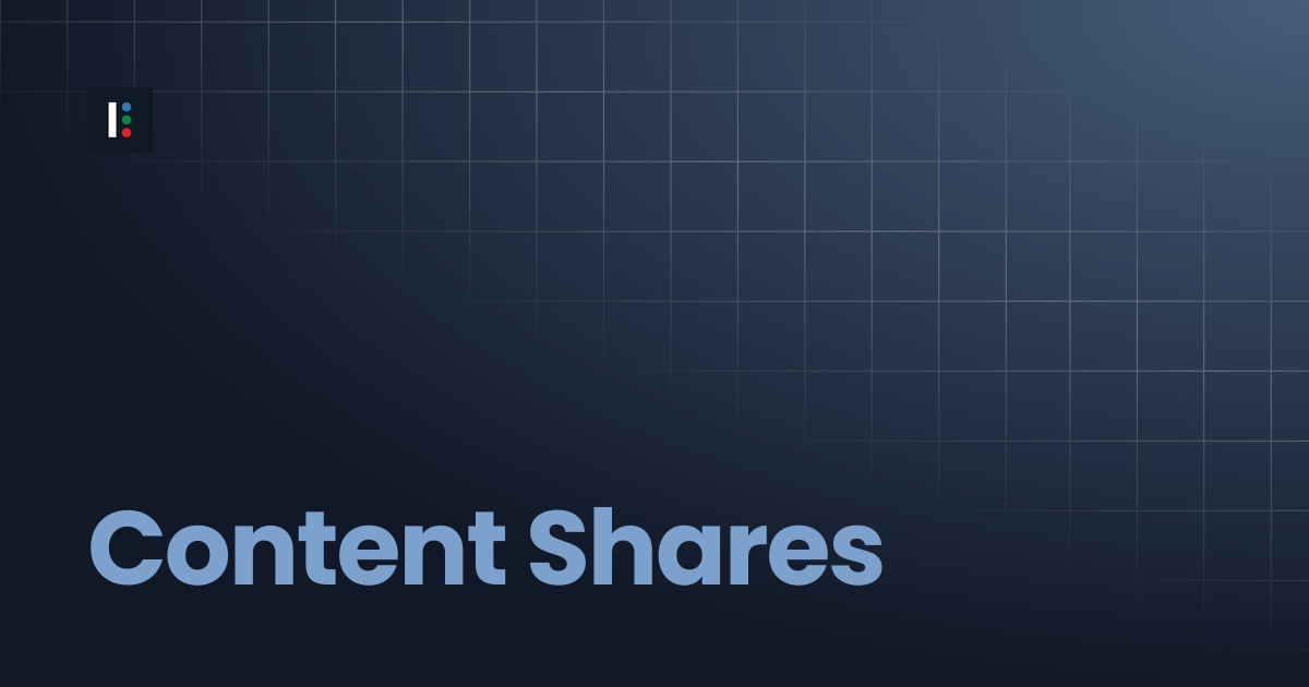 Content Shares | Instructure Developer Documentation Portal
